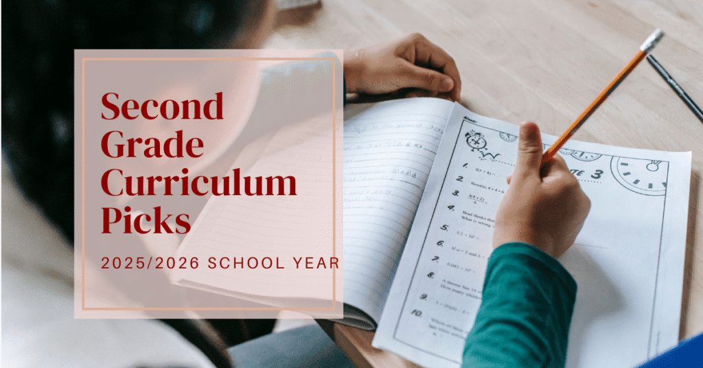 second grade homeschool curriculum picks 2025/2026