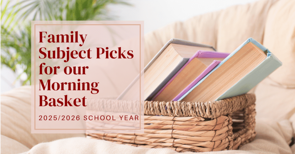 morning basket in our muslim homeschool