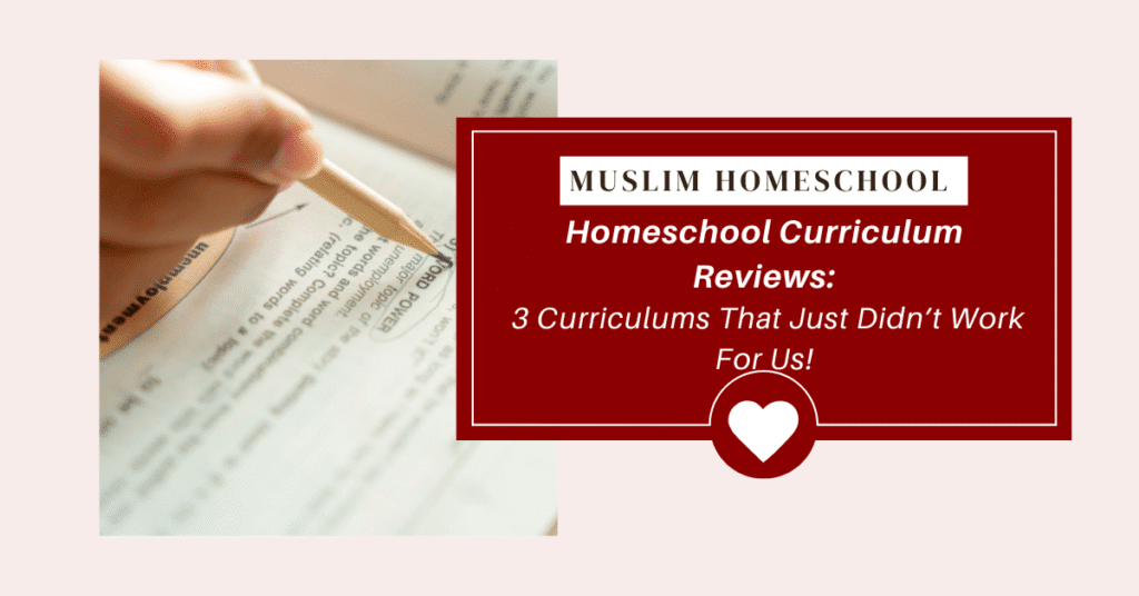 Homeschool curriculum reviews
